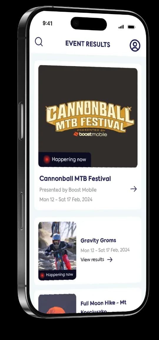 Thredbo — App — Event results