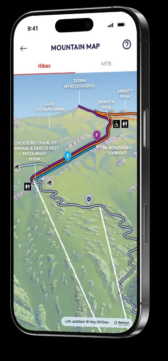 Thredbo — App — Mountain map