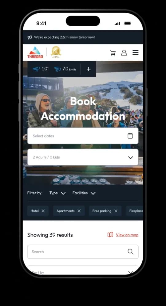 Thredbo — Mobile — Accommodation search